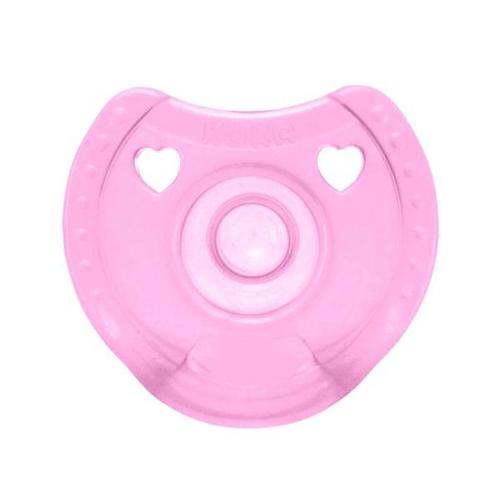 Chupeta Kuka Silicone Soft Comfort Tamanho 1 De 0 A 6 Meses Girls Ref:2903 Com 1 Unidade