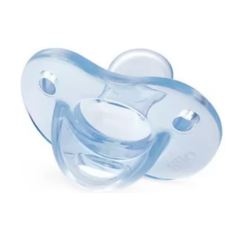 Chupeta Lillo Soft Calming 100% Silicone +6 Meses Cor Azul Com 1 Unidade