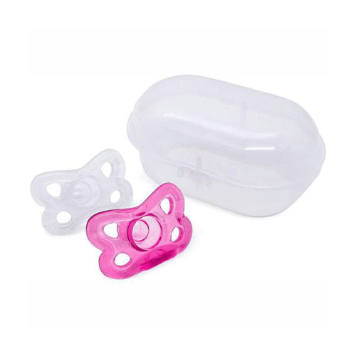 Imagem do produto Chupeta Lolly 100% Silicone Tamanho 1 De 0 A 6 Meses Girls Cores Sortidas 2 Unidades