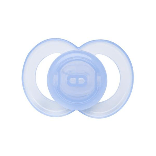 Chupeta Lolly Clean Silicone Ortodôntico 6+ Meses Azul Com 1 Unidade