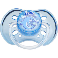 Chupeta Lolly Oceano C521501 N2 Ortodôntica Silicone Azul