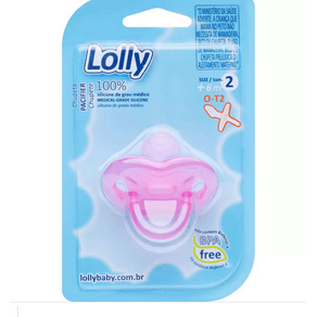 Chupeta Lolly Star Dia E Noite Silicone T2 Feminino