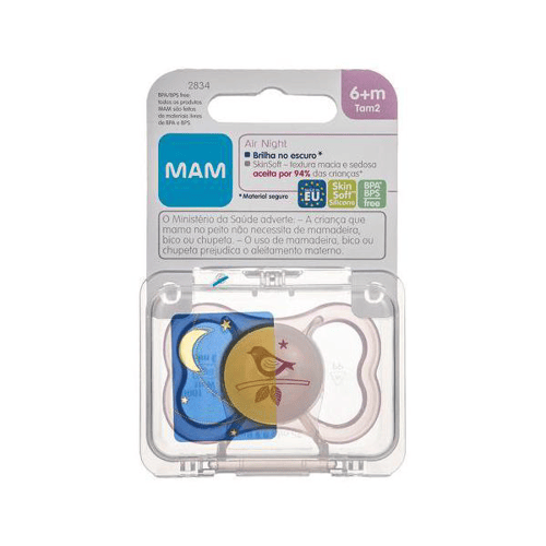 Imagem do produto Chupeta Mam Air Night Girl 1 Unidade
