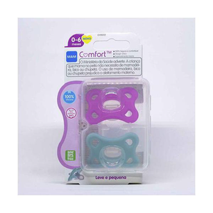 Imagem do produto Chupeta Mam Comfort Rosa E Neutra 2 Unidades 2 Unidades