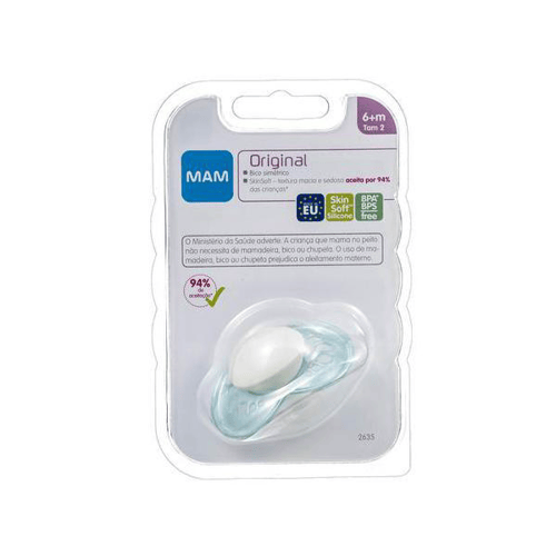 Chupeta Mam Original 6+ Meses Azul 1 Unidade