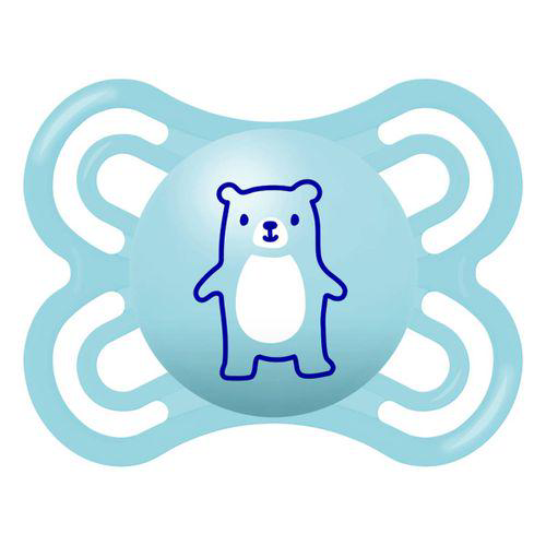 Imagem do produto Chupeta Mam Perfect Ortodôntica 06 Meses Com 1 Tam 1Azul