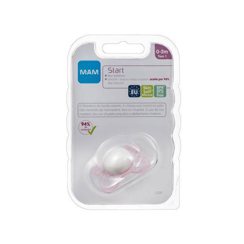 Imagem do produto Chupeta Mam Start Cor Rosa Tamanho Rn A 2 Meses Com 1 Unidade