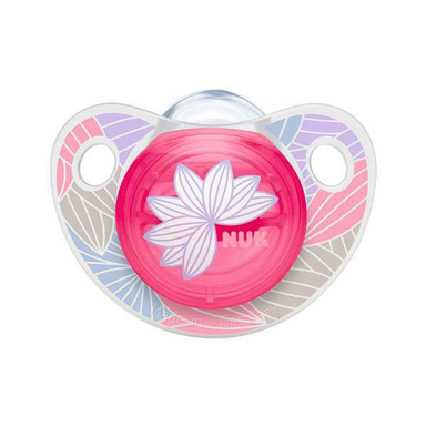 Imagem do produto Chupeta Nuk Ortodôntica De Silicone N.2 Night E Day Rosa Ref.735713