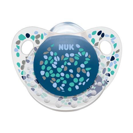 Imagem do produto Chupeta Nuk Trendline Silicone Ortodôntica Tamanho 1 De 0 A 6 Meses Azul Com 1 Unidade