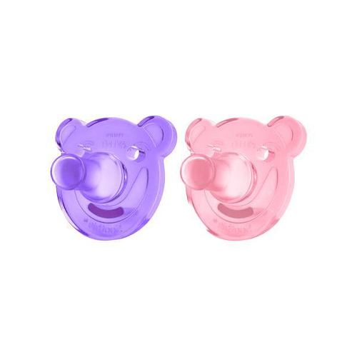 Imagem do produto Chupeta Philips Avent Soothie Meninas Silicone Bpa Free 2 Unidades Rosa/Lilás 03M