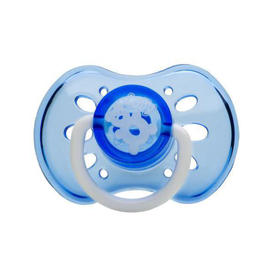 Chupeta Silicone Lolly Ortodôntica Cor Azul Tamanho 2