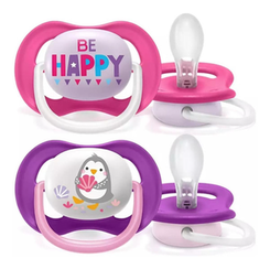 Imagem do produto Chupeta Ultra Air Happy C2 Pinguim/Be Happy 618 Meses Avent Philips Avent