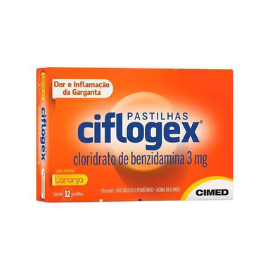 Ciflogex - Laranja 12 Pastilhas