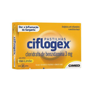 Imagem do produto Ciflogex - Mel-Limao 12 Pastilhas