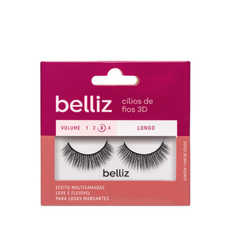 Imagem do produto Cílios Postiços Belliz 3D Ref 215