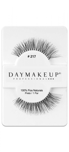 Imagem do produto Cilios Postiços Daymakeup #217 Human Hair 100% Fios Naturais