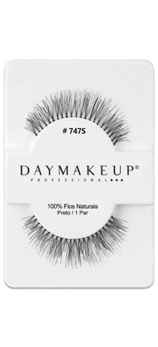 Imagem do produto Cilios Postiços Daymakeup #747S Human Hair 100% Fios Naturais
