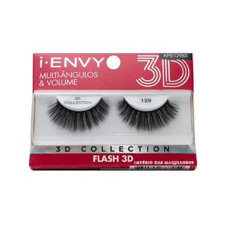 Cilios Posticos Kiss New York I Envy 3D Flash 129