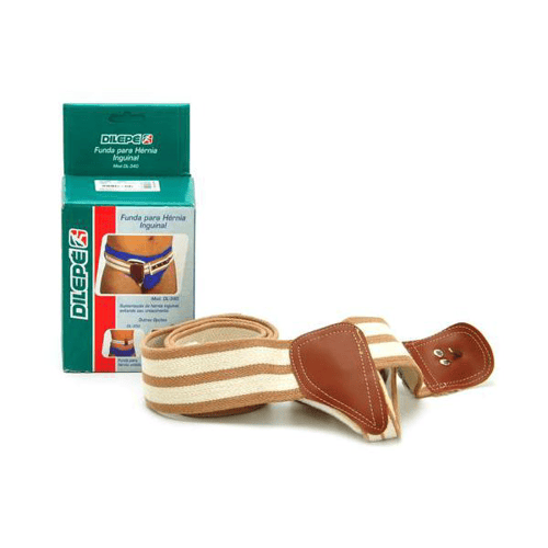 Imagem do produto Cinta Funda Para Hérnia Inguinal Lado Direito Dl340 Dilepé G95100cm Dilepe