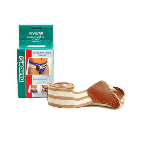 Imagem do produto Cinta Funda Para Hérnia Inguinal Lado Direito Dl340 Dilepé P7580cm Dilepe