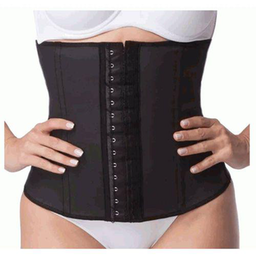 Imagem do produto Cinta Modeladora Cotton Emborrachada Modelform Esbelt 415 Preta G