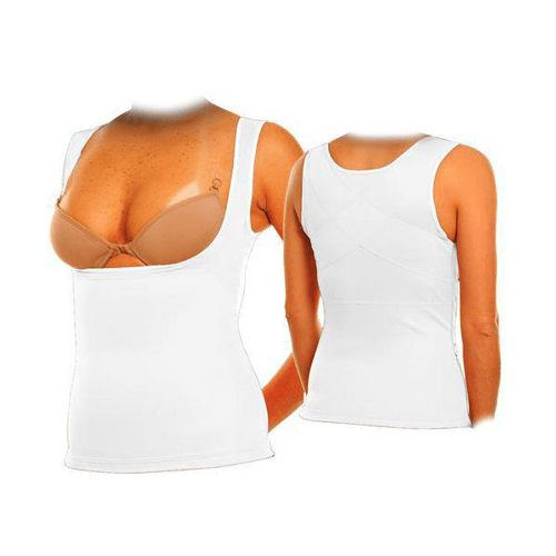 Imagem do produto Cinta Modeladora E Postural Feminina Branco Xgg Ideal