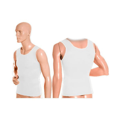 Cinta Modeladora E Postural Masculina Branco Gg