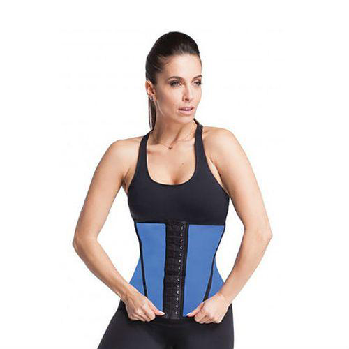 Imagem do produto Cinta Modeladora Waist Trainer Azul Esbelt 062Wt M