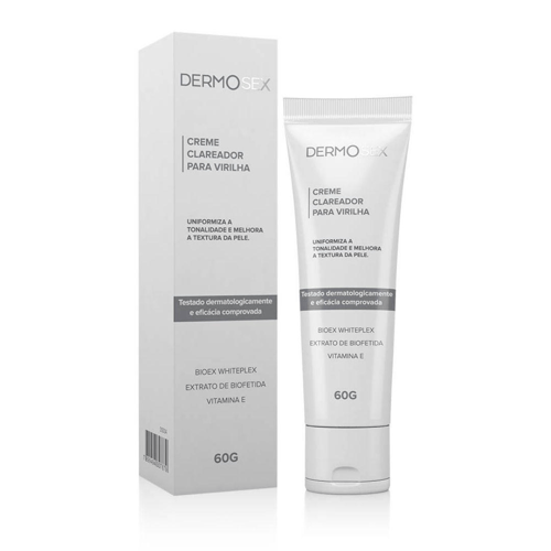 Clareador Íntimo Feminino Fórmula Exclusiva Dermosex 60G