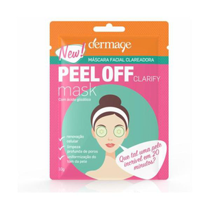 Máscara Facial Clareadora Peel Off Dermage Sachê 10G