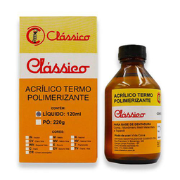 Clássico Líquido Termopolimerizável Clássico Clássico Líquido Termopolimerizável 120Ml Clássico