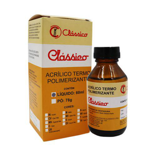 Clássico Líquido Termopolimerizável Clássico Clássico Líquido Termopolimerizável 60Ml Clássico