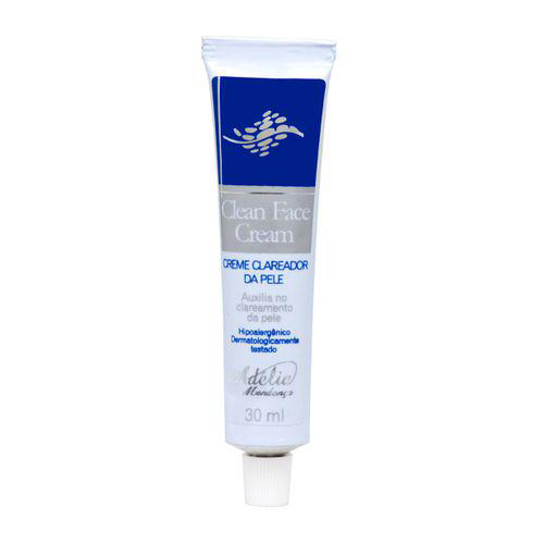 Imagem do produto Clean Face Cream 30Ml Creme Clareador Da Pele