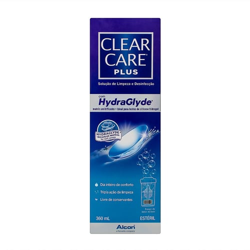 Imagem do produto Clear Care Plus Solução De Limpeza E Desinfecção Para Todos Os Tipos De Lentes De Contato Com 360Ml