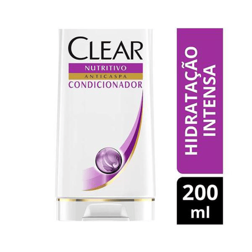 Clear - Condicionador Anti Caspa E Queda Hidratante Intensa 200 Ml