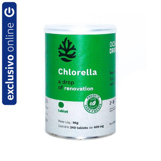 Imagem do produto Clorella Ocean Drop 400Mg 240 Tabletes 240 Tabletes