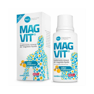 Imagem do produto Cloreto De Magnésio Magvit Gotas 50Ml
