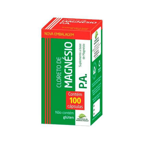 Imagem do produto Cloreto E Magnésio P.A Com 100Caps Medicina Natural