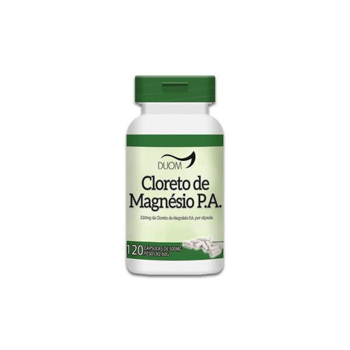 Imagem do produto Cloreto De Magnésio P.a 500Mg 120 Cápsulas Duom