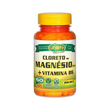 Cloreto De Magnésio P.a. 800Mg 60 Cápsulas Unilife