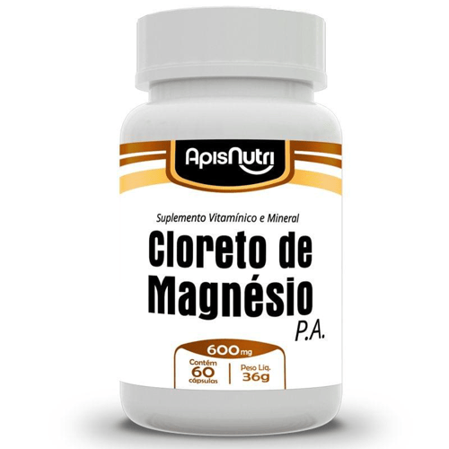 Cloreto De Magnésio P.a Apisnutri 60 Cápsulas