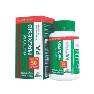 Cloreto De Magnésio Pa 500Mg 50 Cápsulas Medinal