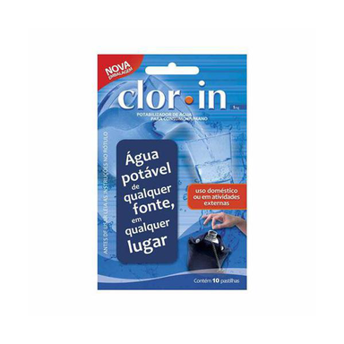 Imagem do produto Clorin Purificador De Ãgua Com 10 Pastilhas