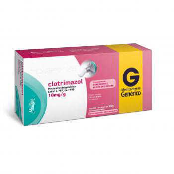 Clotrimazol - 1% Creme 10Mg 6 Aplicadores Medley Genérico