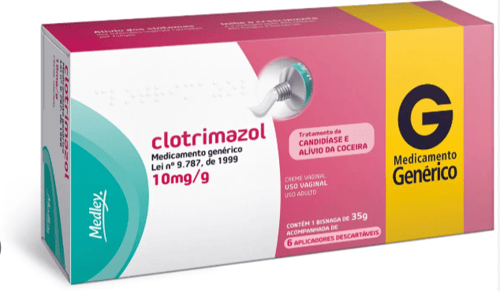 Imagem do produto Clotrimazol 10Mg/G - Creme Vaginal 10Mg + 6 Aplicadores Medley Genérico