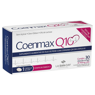 Coenmax Q10 900Mg La San Day Com 30 Cápsulas