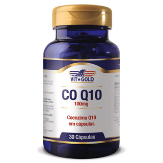Imagem do produto Coenzima Q10 100Mg 30 Cápsulas Vit Gold