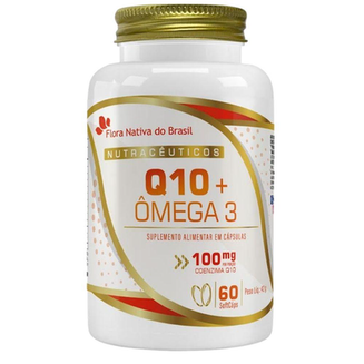 Imagem do produto Coenzima Q10 100Mg Com Ômega 3 60 Cápsulas Flora Nativa