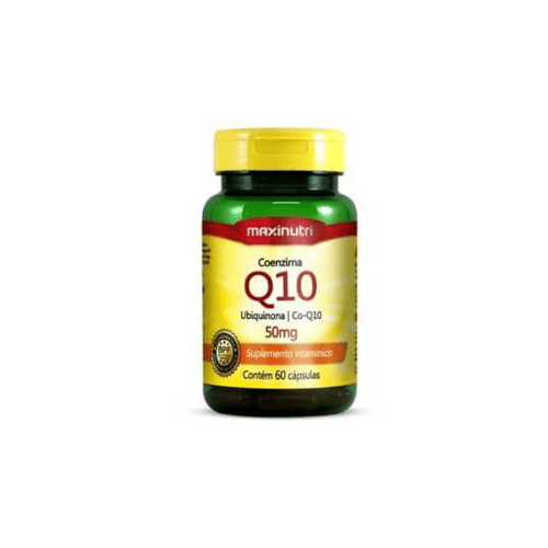 Imagem do produto Coenzima Q10 Ubiquinona 50Mg Com 60 Cápsulas Maxinutri