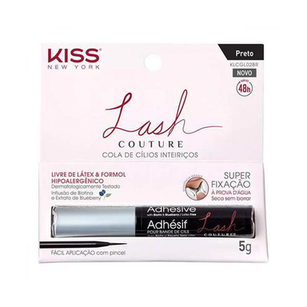 Cola Para Cilios Kiss New York 48 Hrs Lash Couture Preta 5G